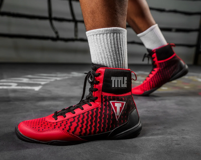 ZAPATILLA DE BOXEO TITLE PREDATOR II SHOES 2.0 ROJO