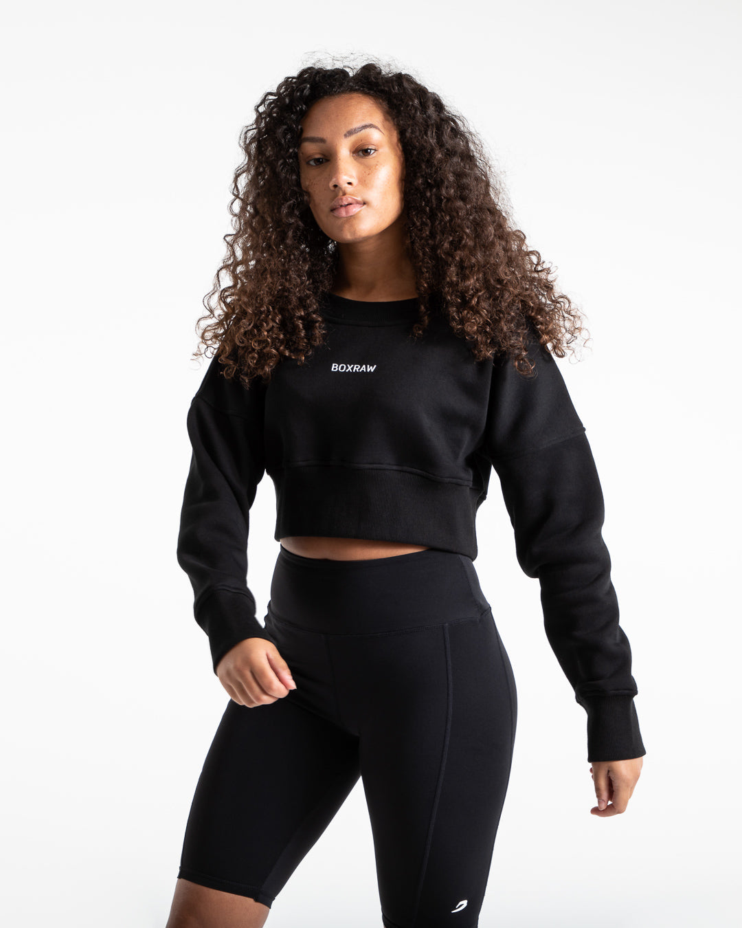 POLERÓN CROP TOP JOHNSON - BOXRAW NEGRO