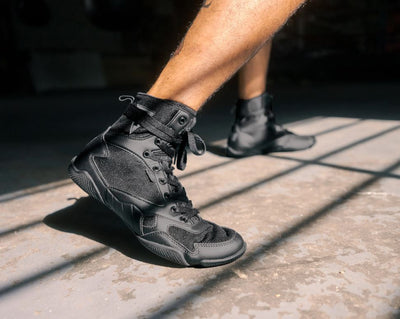 ZAPATILLAS  DE BOXEO TITLE CHARGED BOXING NEGRO