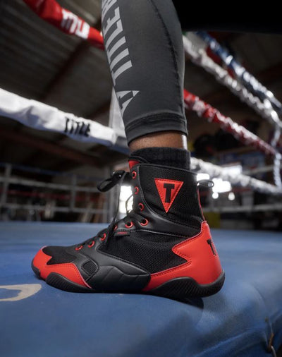 ZAPATILLAS  DE BOXEO TITLE CHARGED BOXING ROJO