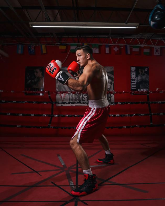 ZAPATILLAS  DE BOXEO TITLE CHARGED BOXING ROJO