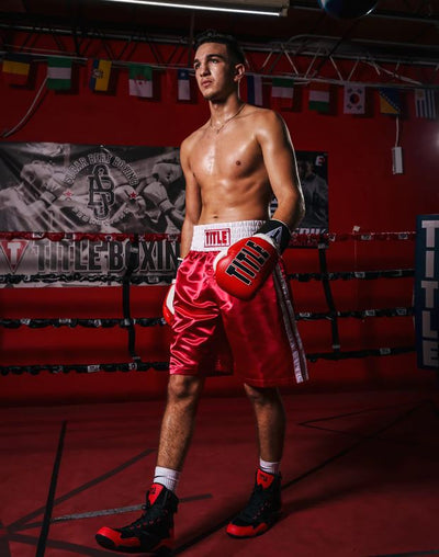 ZAPATILLAS  DE BOXEO TITLE CHARGED BOXING ROJO