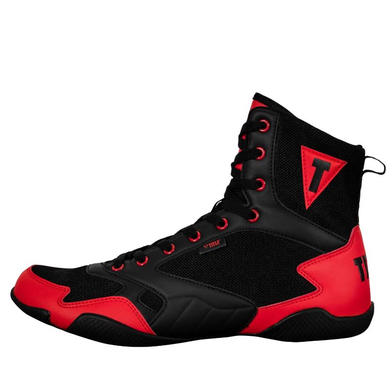 ZAPATILLAS  DE BOXEO TITLE CHARGED BOXING ROJO