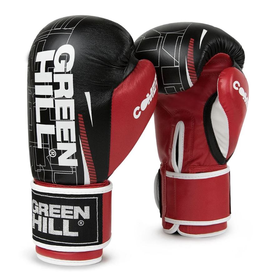 GUANTES GREENHILL COMET NEGRO ROJO