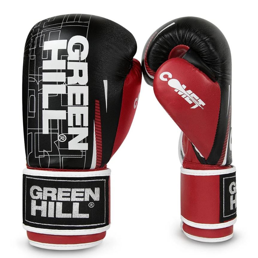 GUANTES GREENHILL COMET NEGRO ROJO