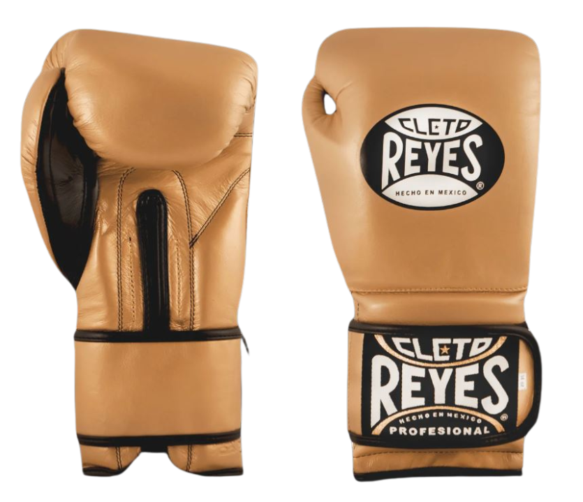 GUANTES DE ENTRENAMIENTO CLETO REYES VELCRO DORADO