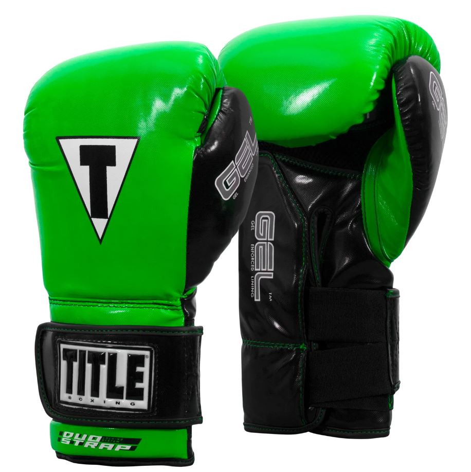 GUANTES TITLE BOXING GEL GLORY SUPER BAG 2.0 VERDE