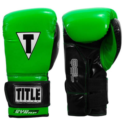 GUANTES TITLE BOXING GEL GLORY SUPER BAG 2.0 VERDE