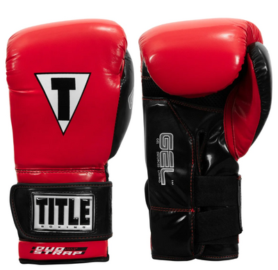 GUANTES TITLE BOXING GEL GLORY SUPER BAG 2.0 ROJO