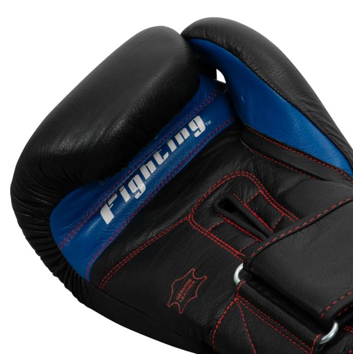 GUANTES FIGHTING LEATHER HEAVY BAG NEGRO