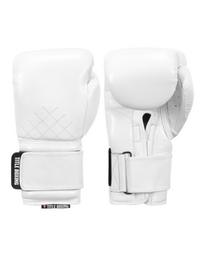 GUANTES KO-VERT TRAINING TITLE BOXING BLANCO