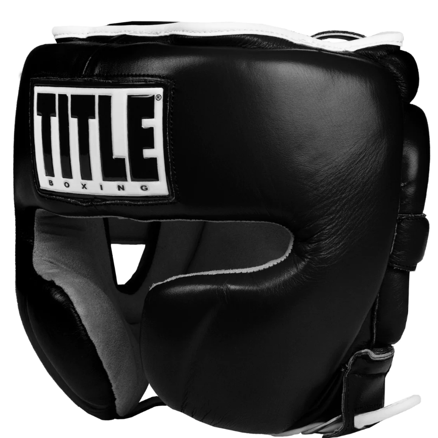 CABEZAL TITLE LEATHER SPARRING NEGRO