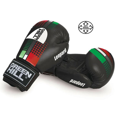 GUANTES GREENHILL LEOPARD NEGRO