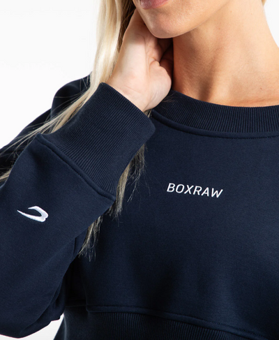 POLERÓN CROP TOP JOHNSON - BOXRAW AZUL