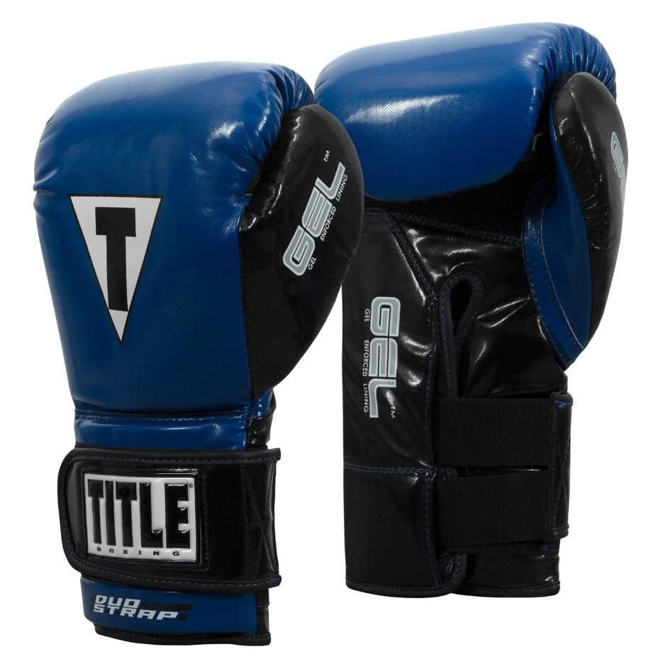 GUANTES TITLE BOXING GEL GLORY SUPER BAG 2.0 AZUL