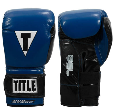 GUANTES TITLE BOXING GEL GLORY SUPER BAG 2.0 AZUL