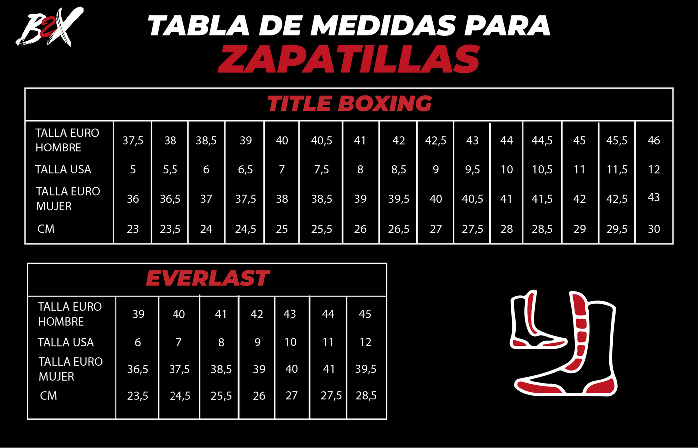 ZAPATILLAS DE BOXEO TITLE TOTAL BALANCE ROJO