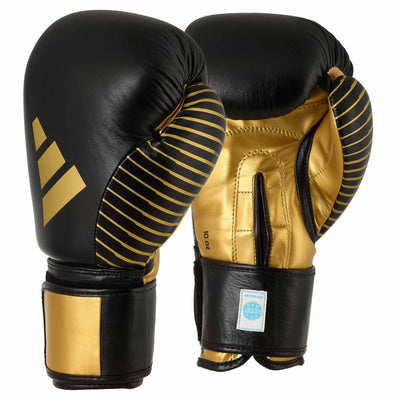 GUANTES ADIDAS WAKO NEGRO DORADO