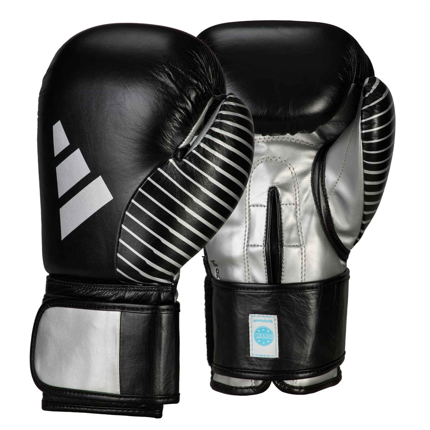 GUANTES ADIDAS WAKO NEGRO PLATEADO