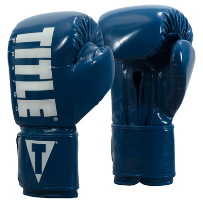 GUANTES TITLE BOXING INFERNO TRAINING AZUL