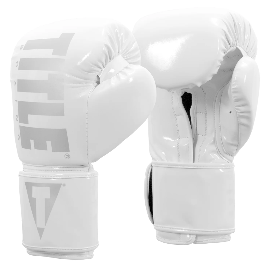 GUANTES TITLE BOXING INFERNO TRAINING BLANCO