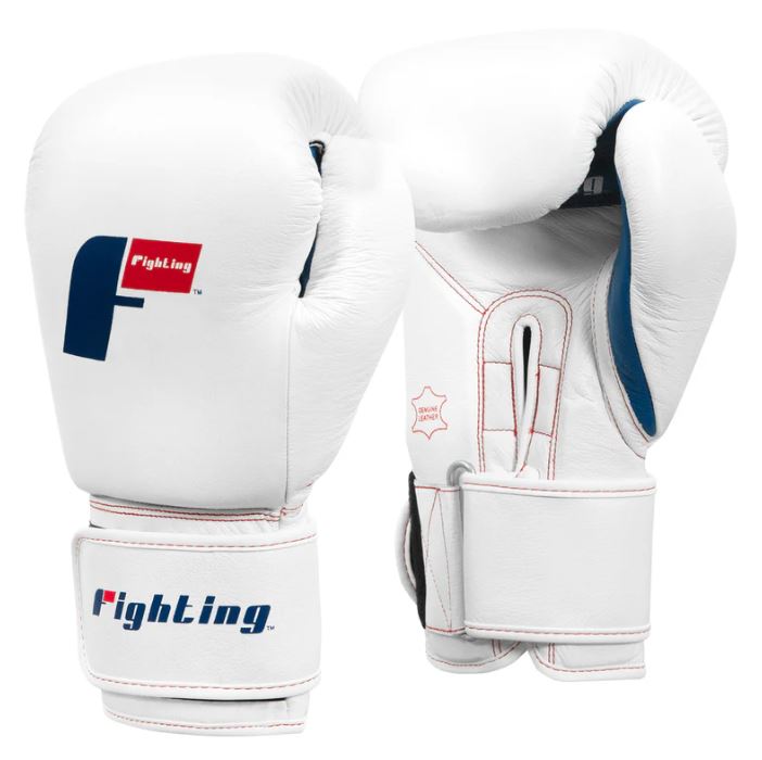 GUANTES FIGHTING LEATHER HEAVY BAG BLANCO