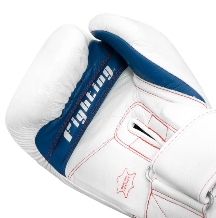 GUANTES FIGHTING LEATHER HEAVY BAG BLANCO