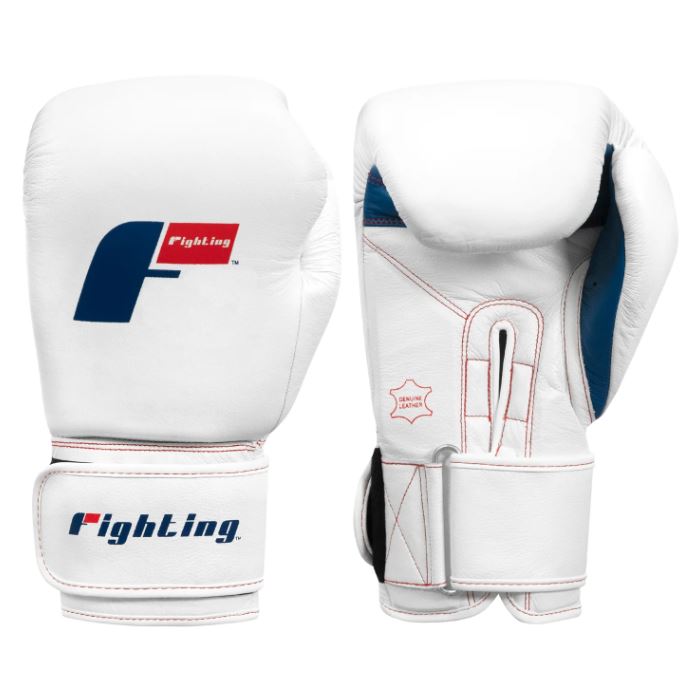 GUANTES FIGHTING LEATHER HEAVY BAG BLANCO