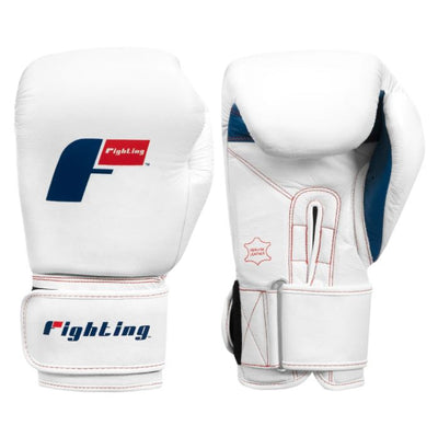 GUANTES FIGHTING LEATHER HEAVY BAG BLANCO