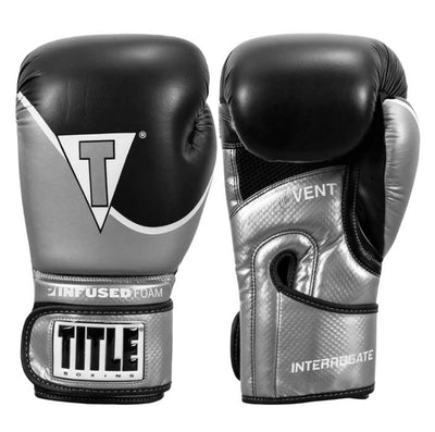 GUANTES TITLE BOXING INFUSED FOAM INTERROGATE GRIS