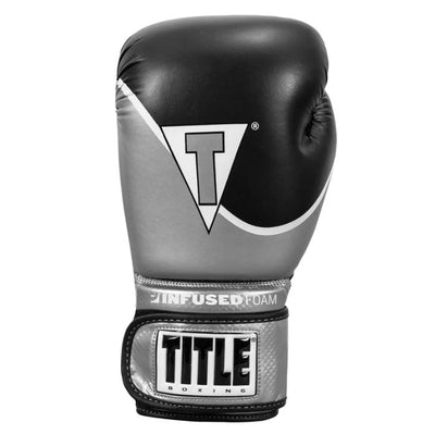GUANTES TITLE BOXING INFUSED FOAM INTERROGATE GRIS