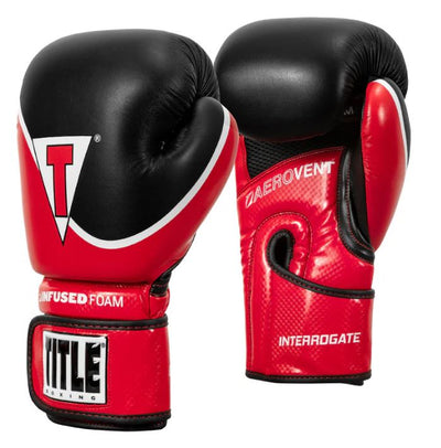 GUANTES TITLE BOXING INFUSED FOAM INTERROGATE ROJO