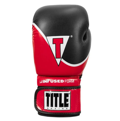 GUANTES TITLE BOXING INFUSED FOAM INTERROGATE ROJO
