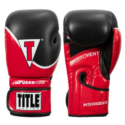 GUANTES TITLE BOXING INFUSED FOAM INTERROGATE ROJO