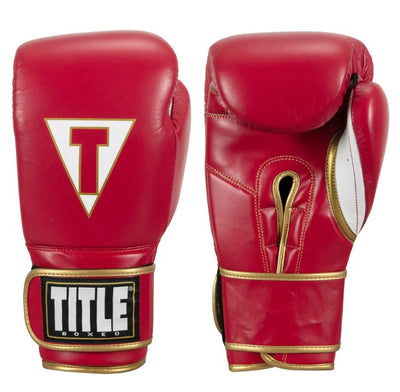 GUANTES TITLE MEXICAN TRAINING QUATRO ROJO