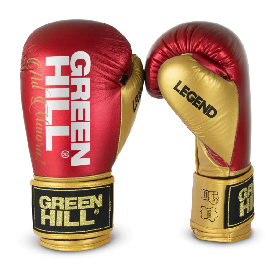 GUANTES GREENHILL LEGEND PLATINUM ROJO DORADO