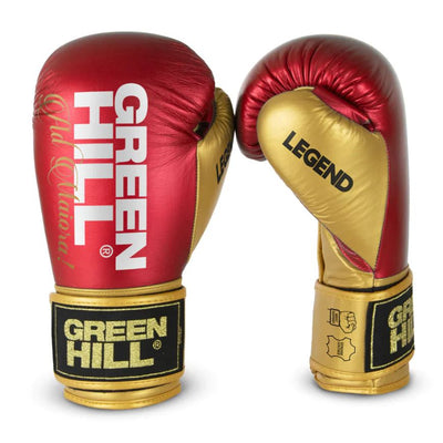 GUANTES GREENHILL LEGEND PLATINUM ROJO DORADO