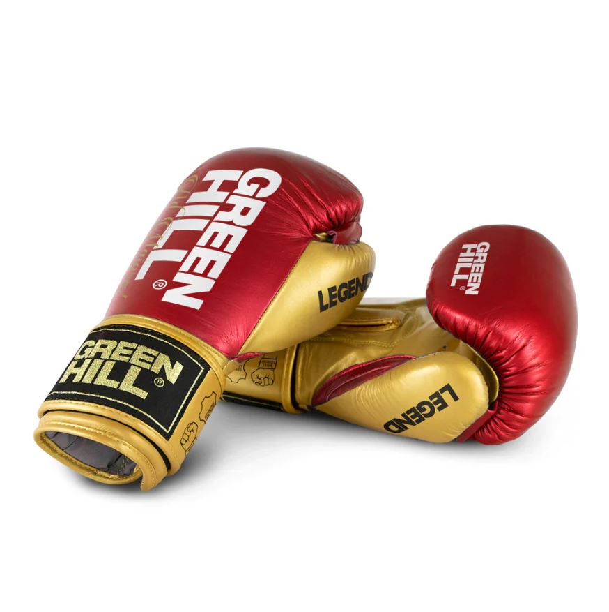 GUANTES GREENHILL LEGEND PLATINUM ROJO DORADO