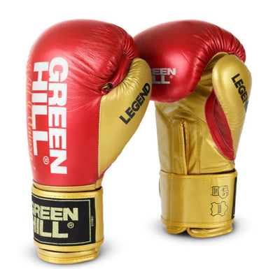 GUANTES GREENHILL LEGEND PLATINUM ROJO DORADO