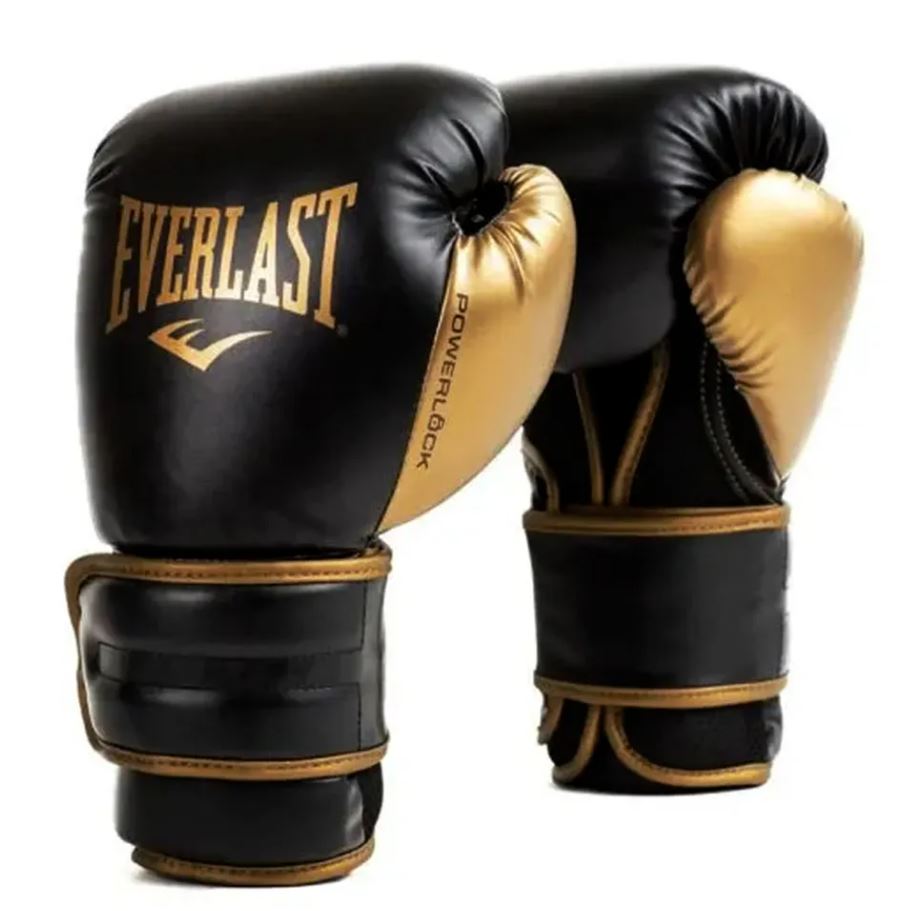 GUANTES POWERLOCK 2.0 EVERLAST NEGRO DORADO