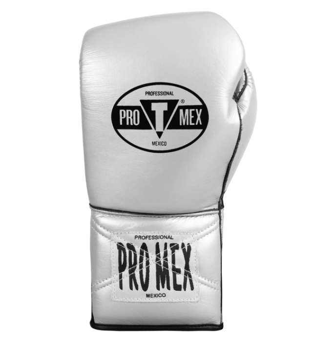GUANTES TITLE PRO MEX PROFESSIONAL CON CORDONES GRIS