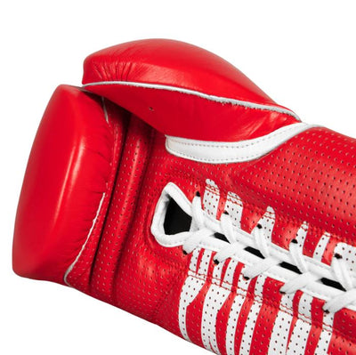 GUANTES TITLE PRO MEX CON CORDONES ROJO