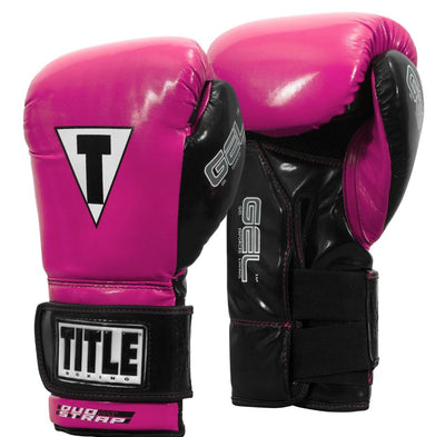 GUANTES TITLE BOXING GEL GLORY SUPER BAG 2.0 ROSADA