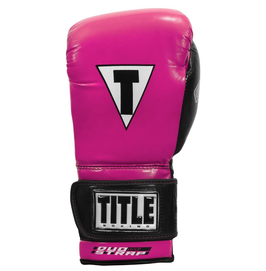 GUANTES TITLE BOXING GEL GLORY SUPER BAG 2.0 ROSADA