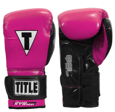 GUANTES TITLE BOXING GEL GLORY SUPER BAG 2.0 ROSADA