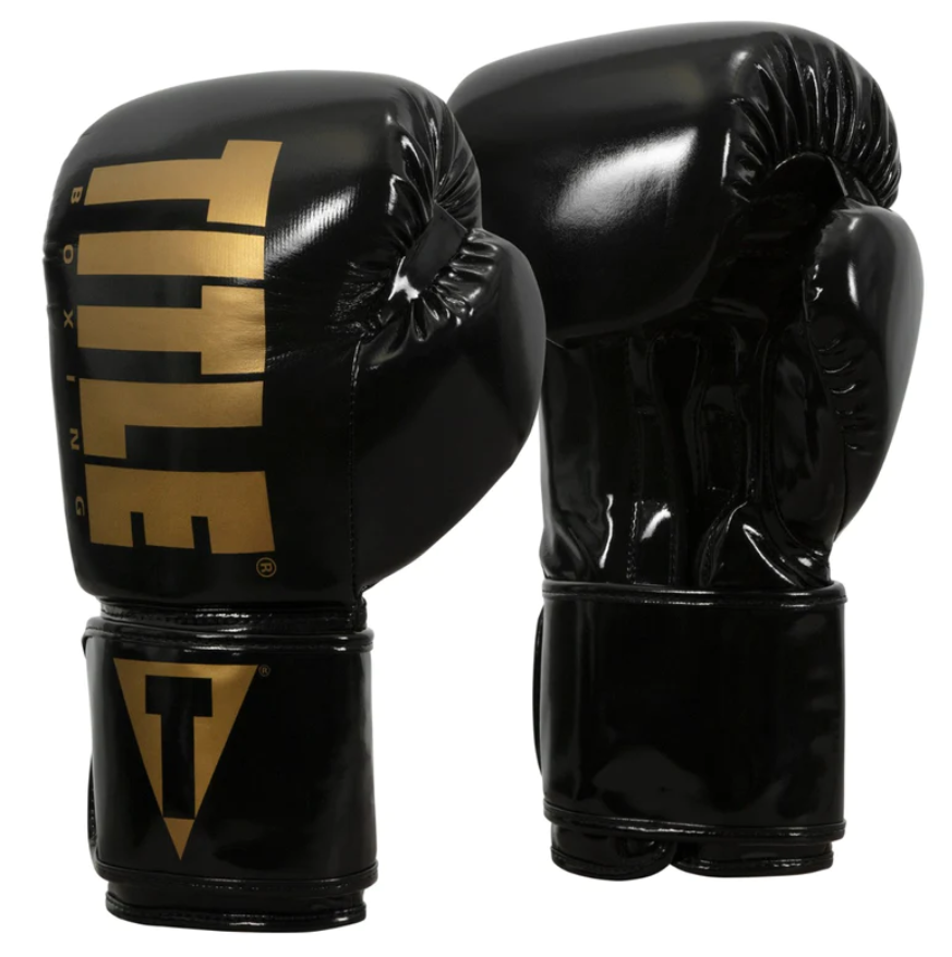 GUANTES TITLE BOXING INFERNO TRAINING NEGRO