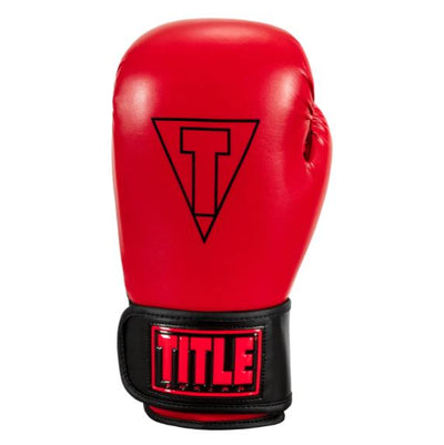 GUANTES TITLE BOXING VEGAN ROJO