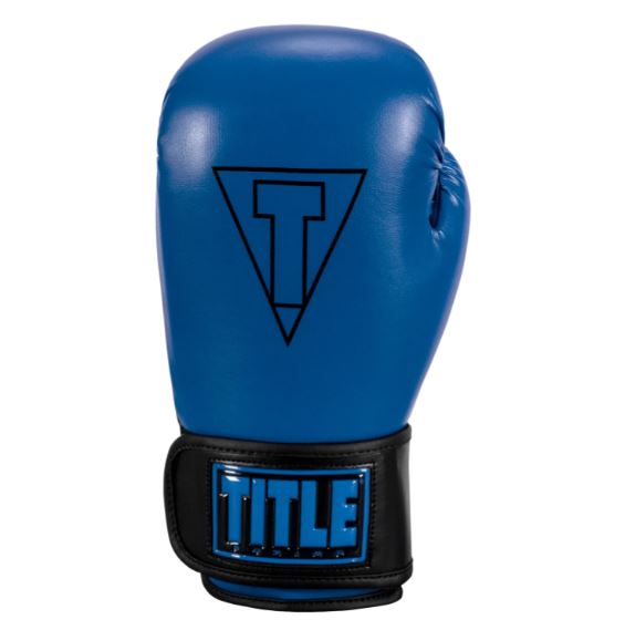 GUANTES TITLE BOXING VEGAN AZUL